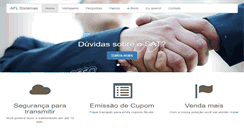 Desktop Screenshot of aflsistemas.com.br